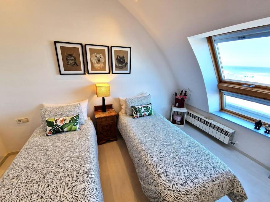 Burela Apartamento Deluxe Vistas Al Mar מראה חיצוני תמונה